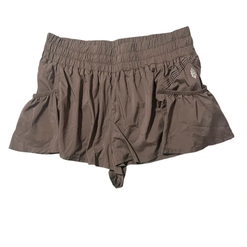 Free People Movement Shorts Women’s size large Brown Get Your Flirt On